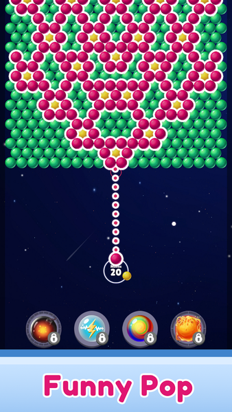 Bubble Shooter Funny Pop Plus - عکس بازی موبایلی اندروید