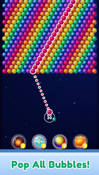 Bubble Shooter Funny Pop Plus - Gameplay image of android game