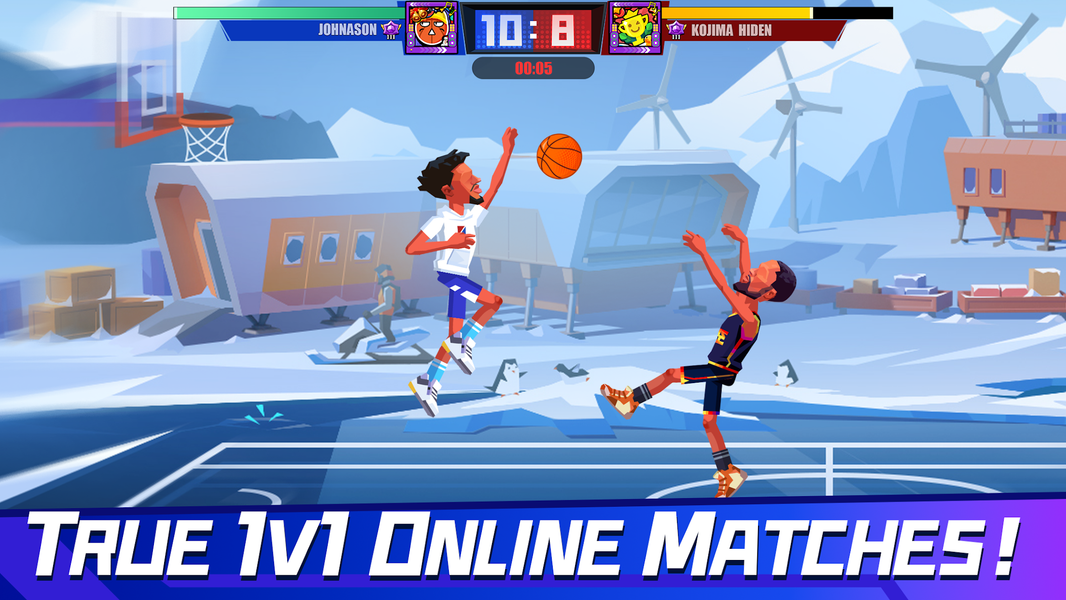 Basketball Duel:Online 1V1 - Gameplay image of android game