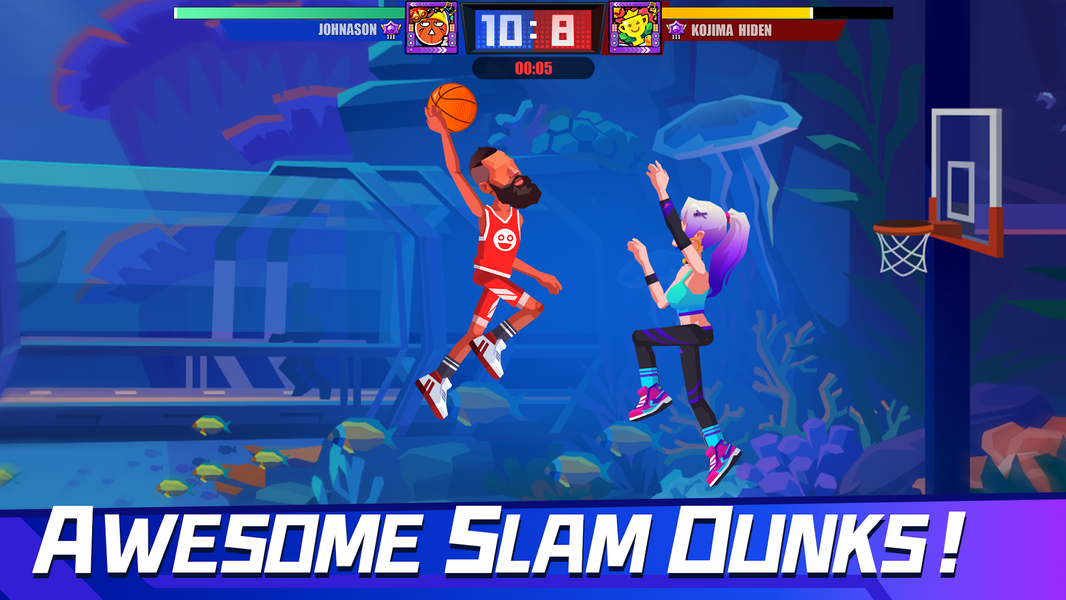 Basketball Duel:Online 1V1 - Gameplay image of android game