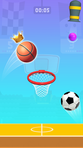 Real Friends Basketball - Gameplay image of android game