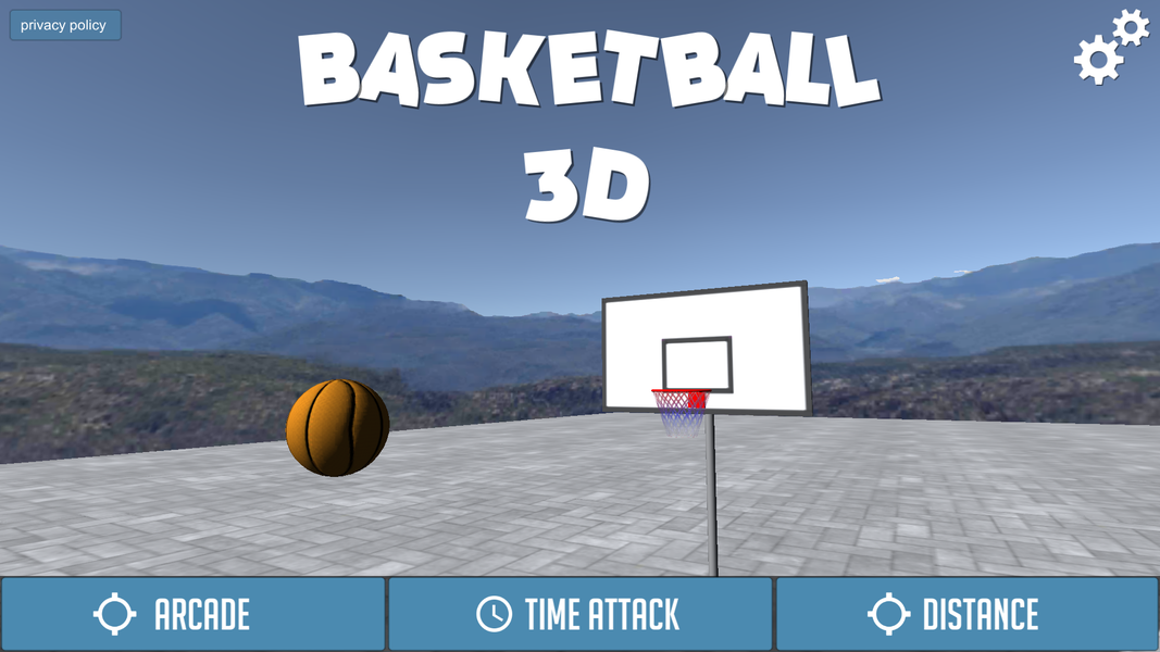 Basketball 3D - Gameplay image of android game