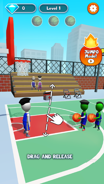 Basketball Block - sports game - عکس بازی موبایلی اندروید