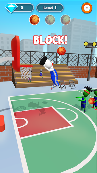 Basketball Block - sports game - عکس بازی موبایلی اندروید