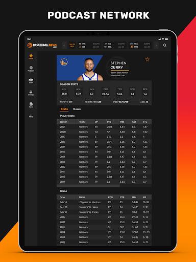 BasketballNews.com - عکس برنامه موبایلی اندروید