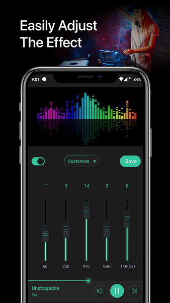 Music Equalizer - Bass Booster - عکس برنامه موبایلی اندروید