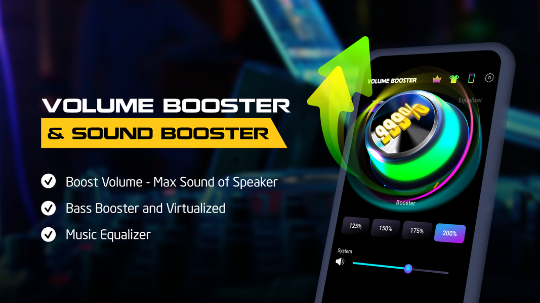 Volume Booster & Sound Booster - Image screenshot of android app