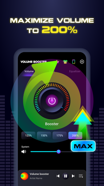 Volume Booster & Sound Booster - Image screenshot of android app