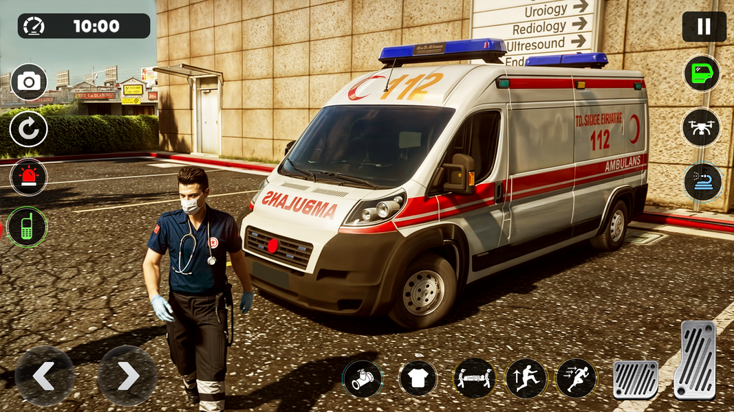 Rescue Ambulance Doctor Games - Gameplay image of android game
