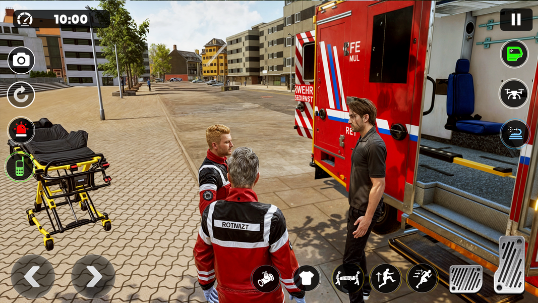 Rescue Ambulance Doctor Games - Gameplay image of android game