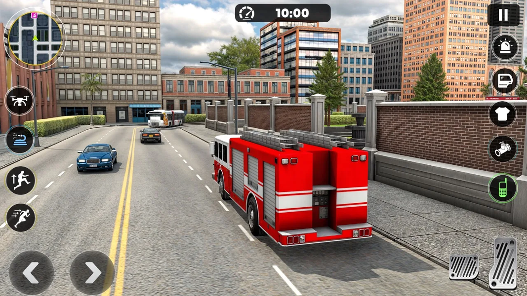 US Firefighter Truck Rescue ۳D - عکس بازی موبایلی اندروید