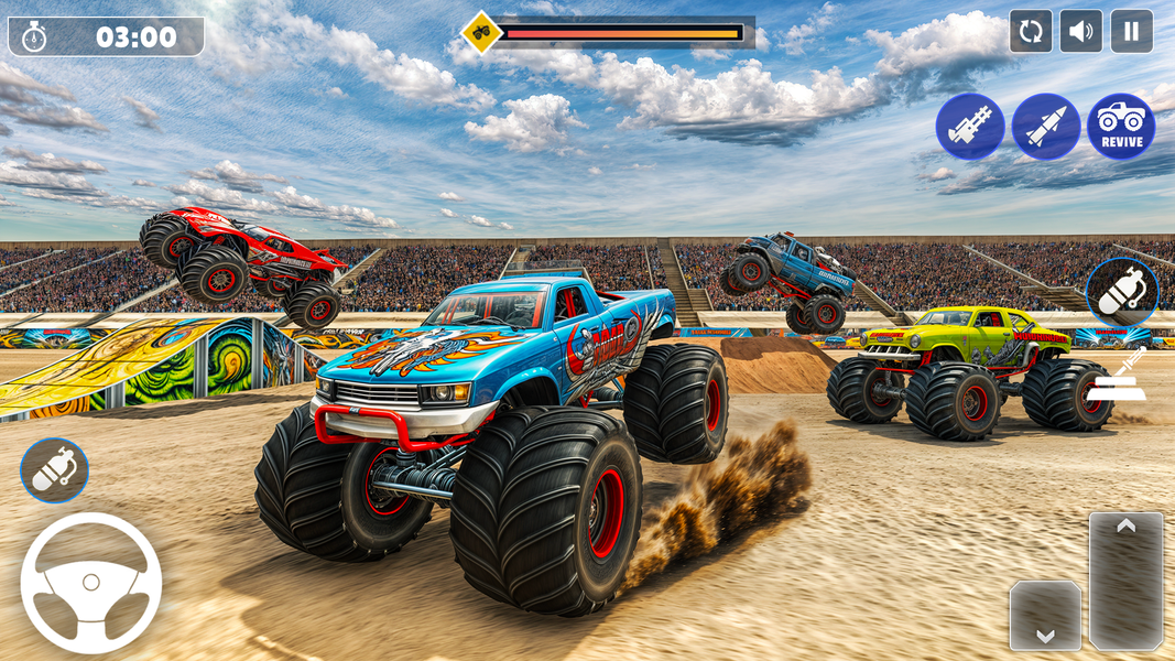 Extreme Monster Truck ۴x۴ Game - عکس بازی موبایلی اندروید