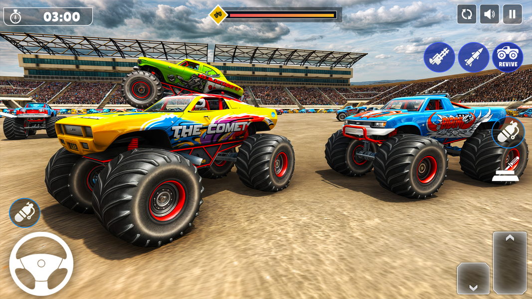 Extreme Monster Truck ۴x۴ Game - عکس بازی موبایلی اندروید