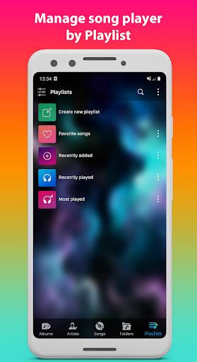 Music player & Mp۳ player - عکس برنامه موبایلی اندروید