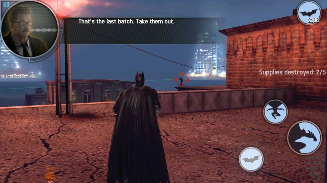 بتمن شوالیه تاریکی - عکس بازی موبایلی اندروید