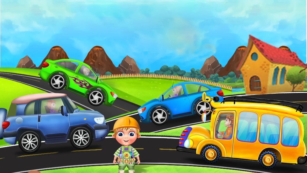 Car Games for Kids and Toddler - عکس بازی موبایلی اندروید
