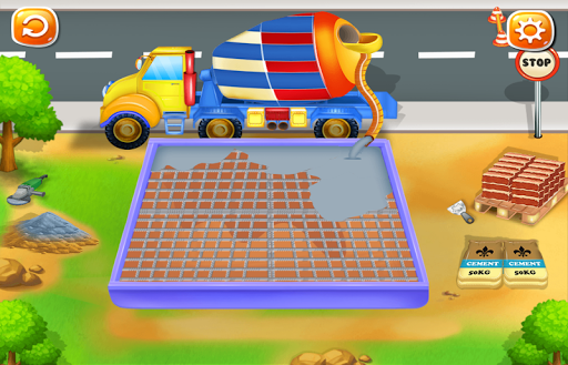 Construction City For Kids - Gameplay image of android game