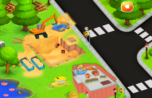 Construction City For Kids - Gameplay image of android game