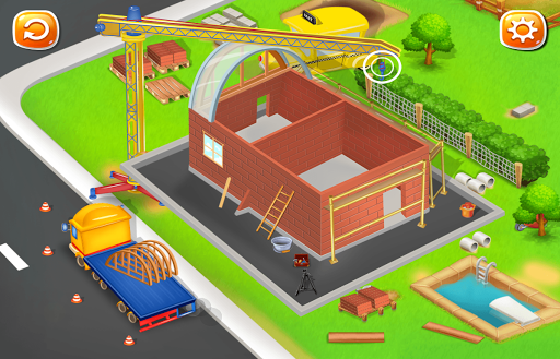 Construction City For Kids - Gameplay image of android game