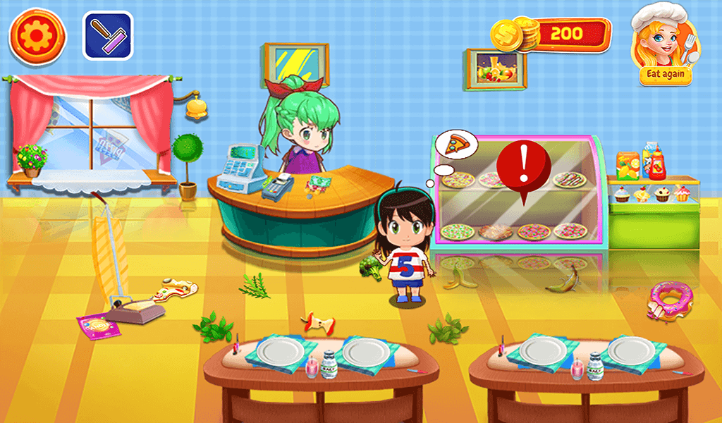 The Pizza Shop Restaurant Game - Gameplay image of android game