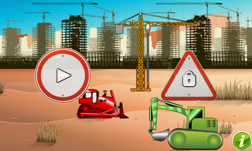 Diggers and Truck for Toddlers - Gameplay image of android game