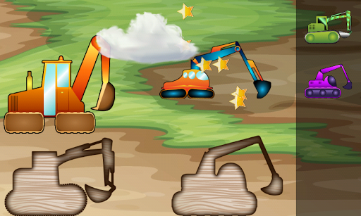 Diggers and Truck for Toddlers - Gameplay image of android game