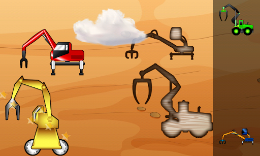 Diggers and Truck for Toddlers - Gameplay image of android game