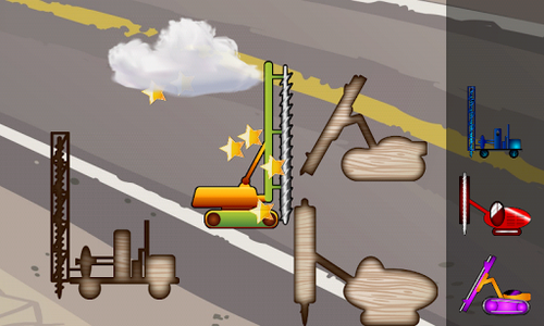 Diggers and Truck for Toddlers - Gameplay image of android game