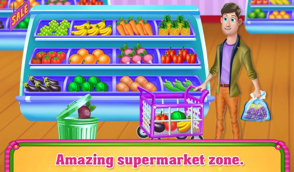 Supermarket Shopping Cashier - - Gameplay image of android game