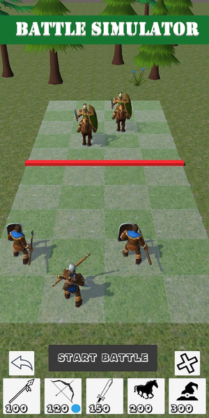 Battle Simulator - عکس بازی موبایلی اندروید