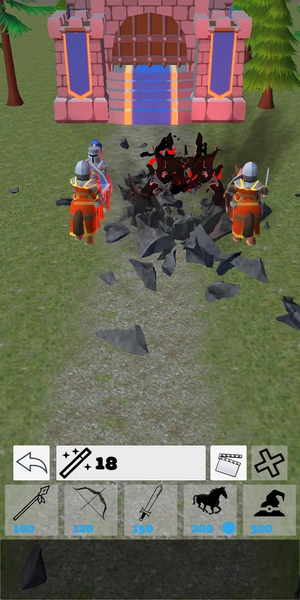 Battle Simulator Tiny - Gameplay image of android game
