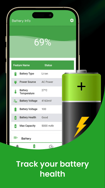 Fully Charged Battery Alarm - عکس برنامه موبایلی اندروید