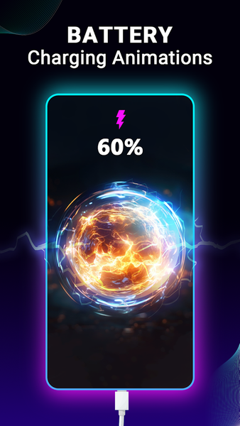 Battery Charging Animation App - عکس برنامه موبایلی اندروید