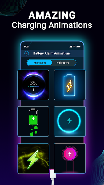 Battery Charging Animation App - عکس برنامه موبایلی اندروید