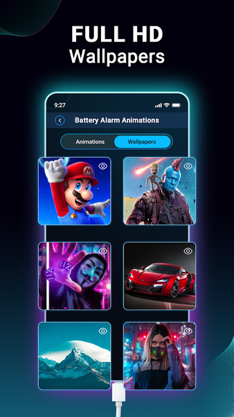 Battery Charging Animation App - عکس برنامه موبایلی اندروید