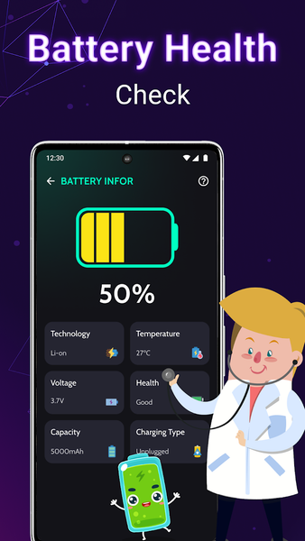 Battery Charging Theme - عکس برنامه موبایلی اندروید