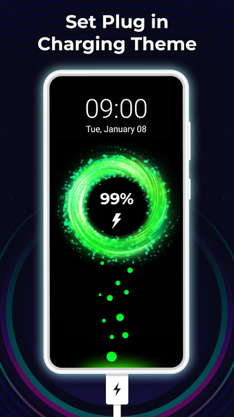 Battery Charging Animation App - عکس برنامه موبایلی اندروید