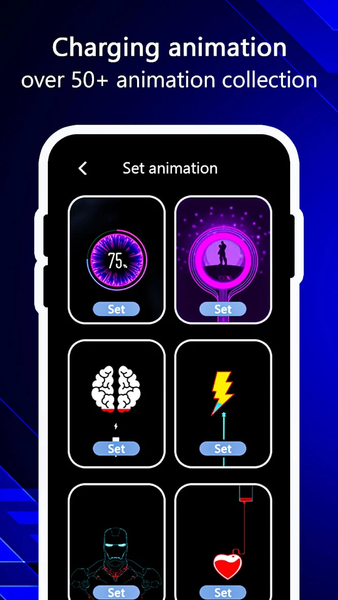 Battery Charging Animation - عکس برنامه موبایلی اندروید