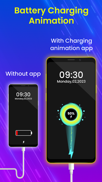 Battery Charging Animation - عکس برنامه موبایلی اندروید