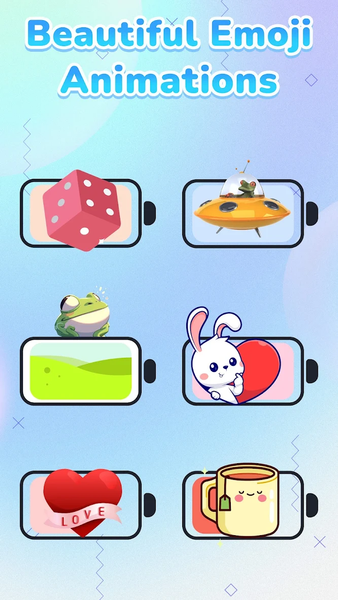 Emoji Battery Widget Customize - Image screenshot of android app