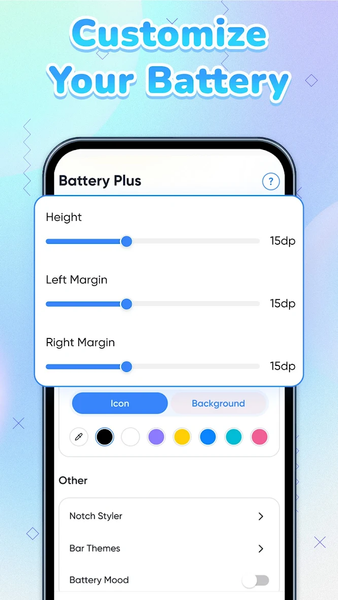 Emoji Battery Widget Customize - Image screenshot of android app