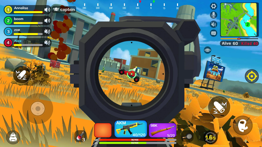 Rainbow imposter battle royale - Gameplay image of android game