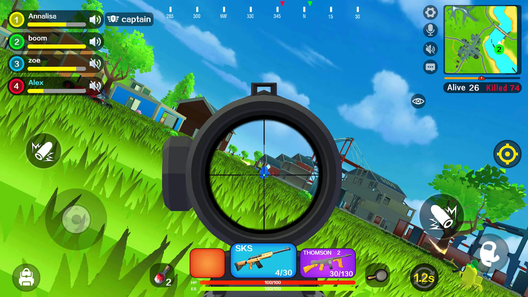 Rainbow imposter battle royale - Gameplay image of android game