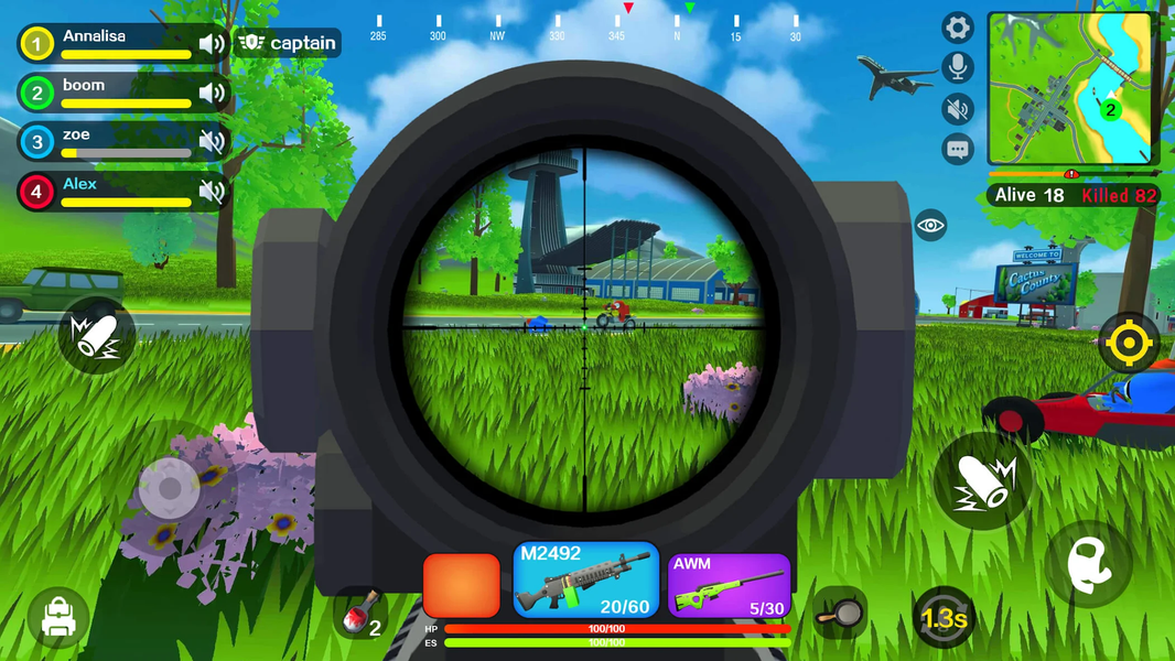 Rainbow imposter battle royale - Gameplay image of android game