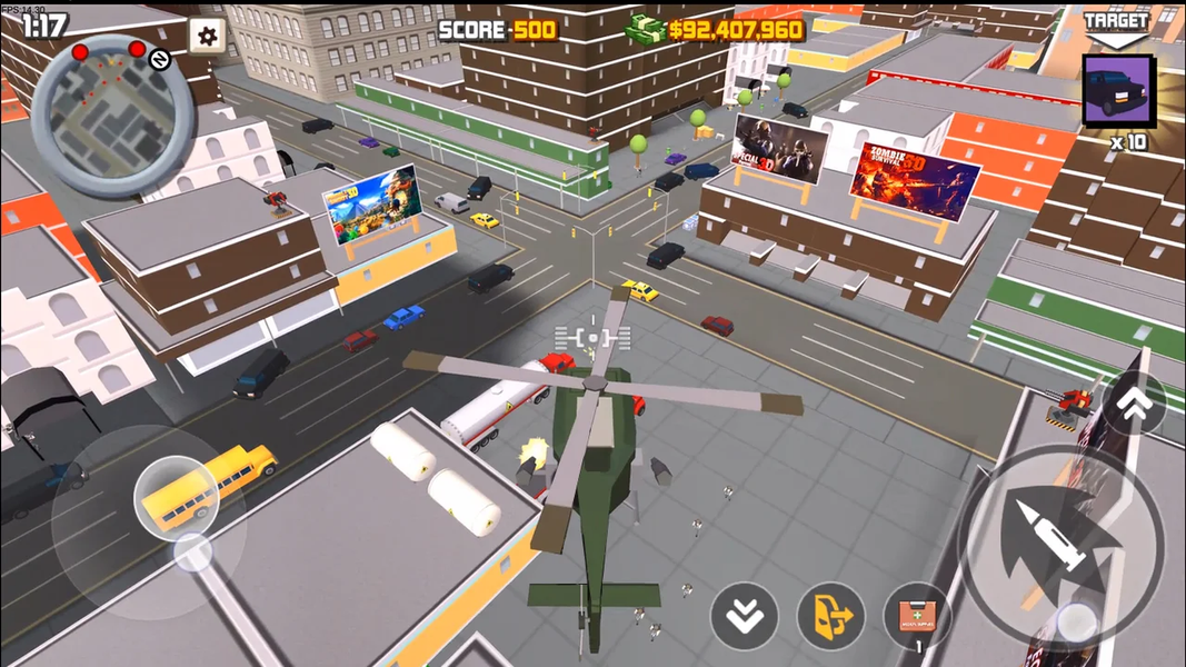 Gun Fury: Shooting Games 3D - Gameplay image of android game