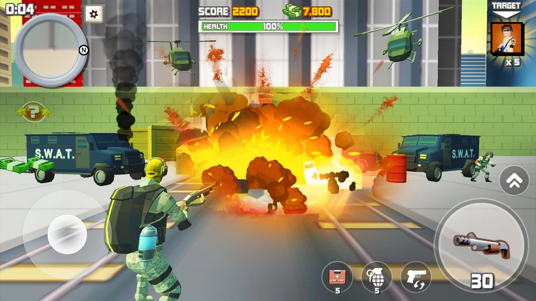 Gun Fury: Shooting Games 3D - Gameplay image of android game