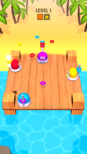 Ring Toss Battle - Toss Master - Gameplay image of android game
