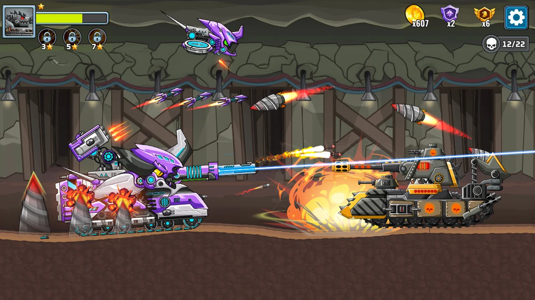 Battle of Tank Steel - عکس برنامه موبایلی اندروید