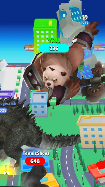 Crazy Kaiju 3D - Gameplay image of android game