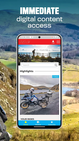 RiDE Magazine: Motorcycling - Image screenshot of android app